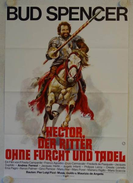 Hector der Ritter ohne Furcht und Tadel originales deutsches Filmplakat